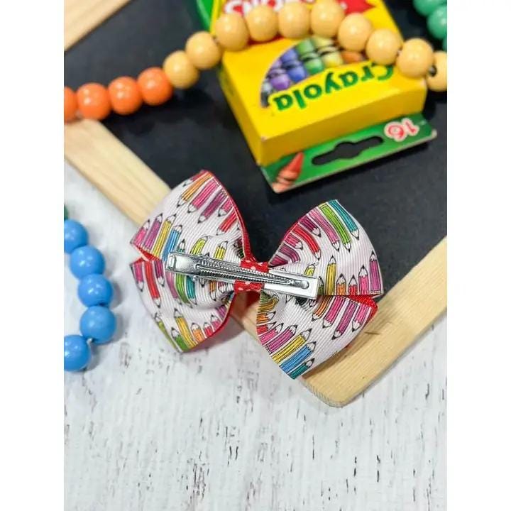 Back to School Hair bows