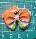 Pastel Spring Garden Faux Leather Hair bows