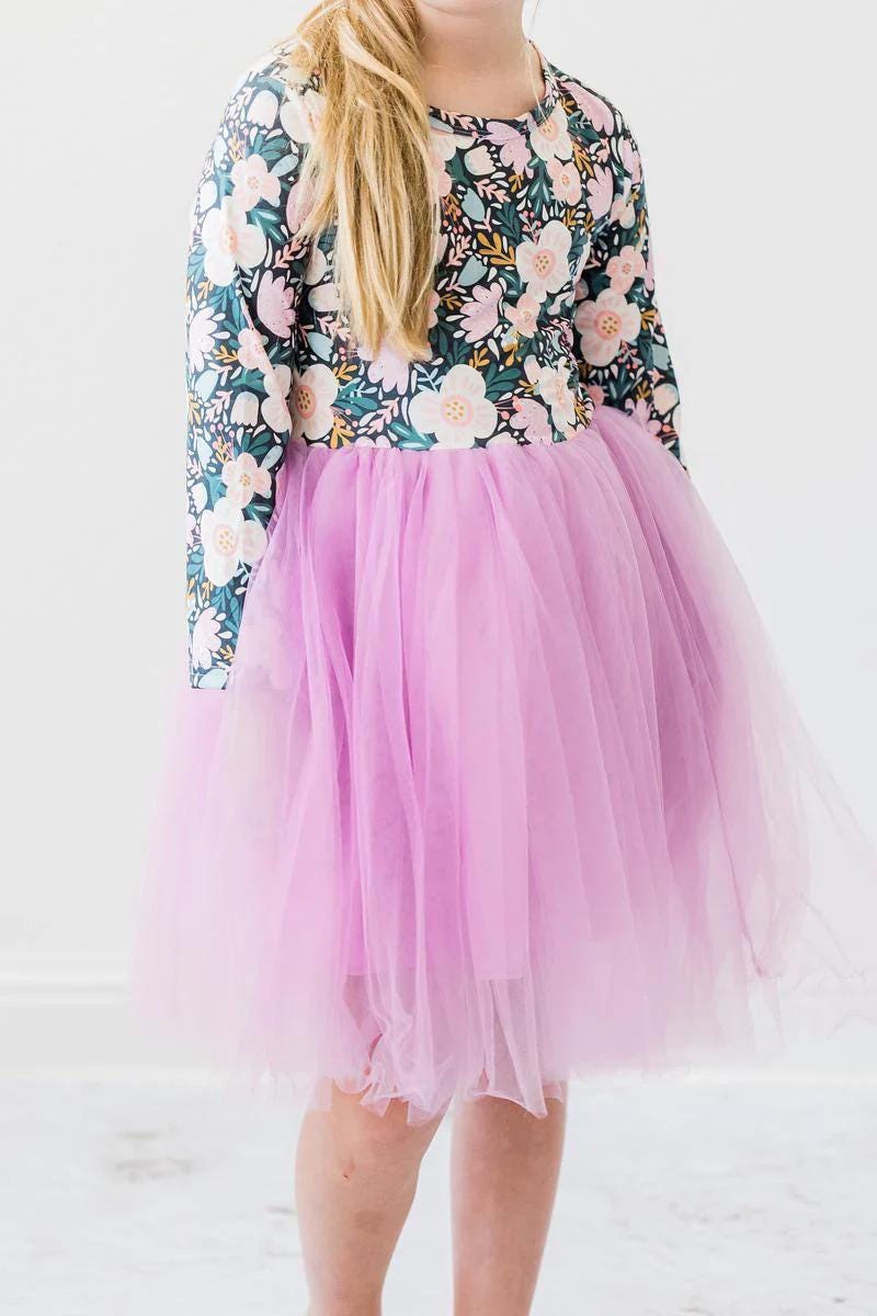 I Pick You Long Sleeve Tutu dress