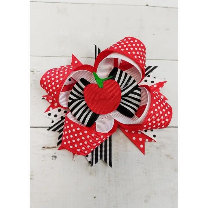 Back to School Hair bows