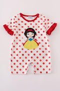 Snow White applique romper