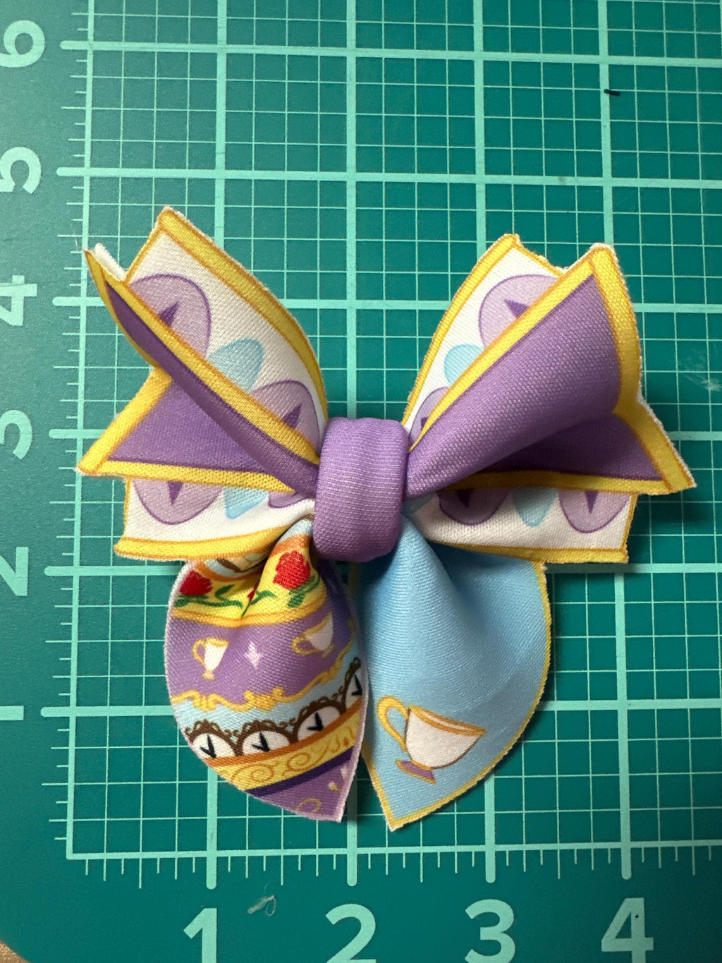 Beauty & the Beast Mini Bubble Hair bow