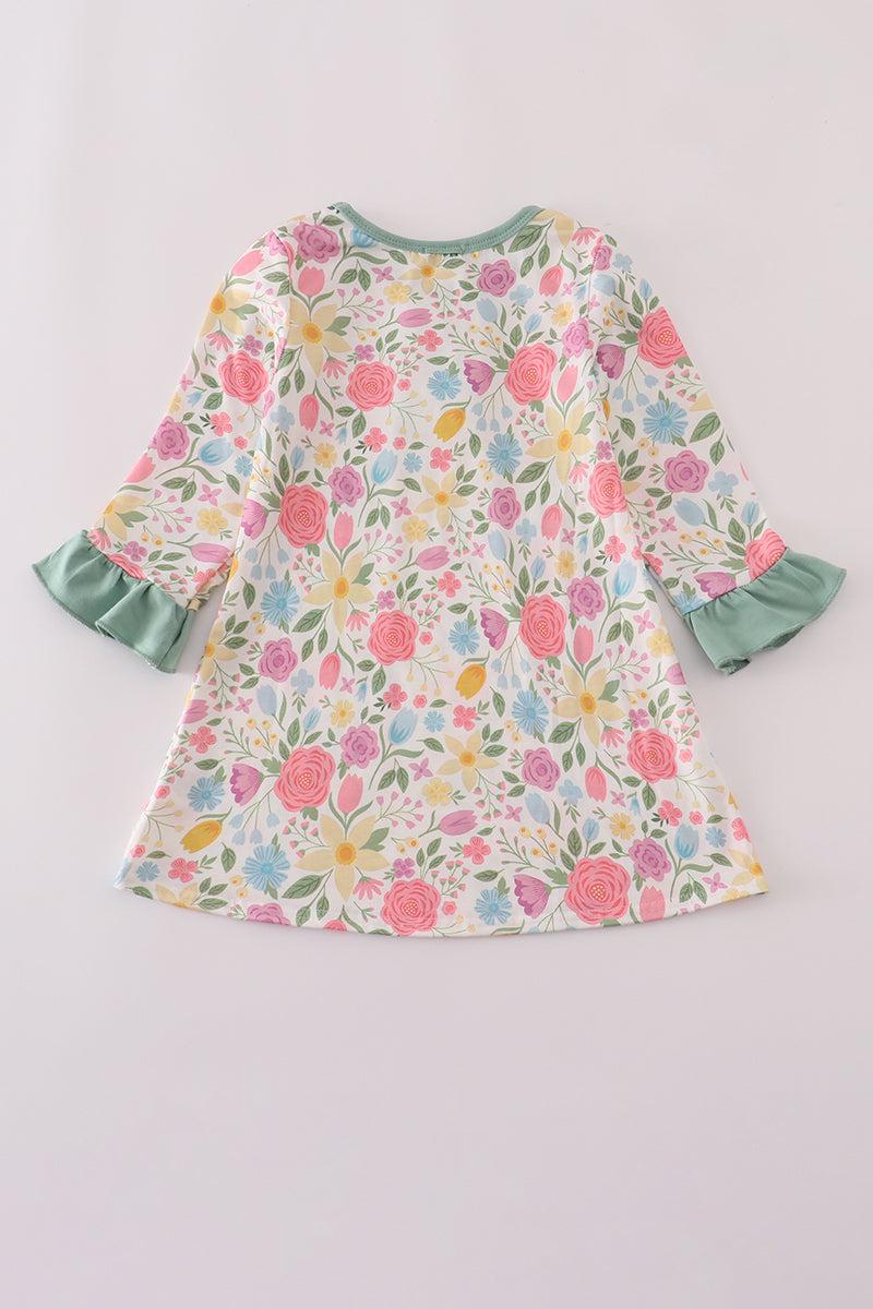 Floral print dress