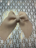 Neutral Tones Solid Sailor Hair bow