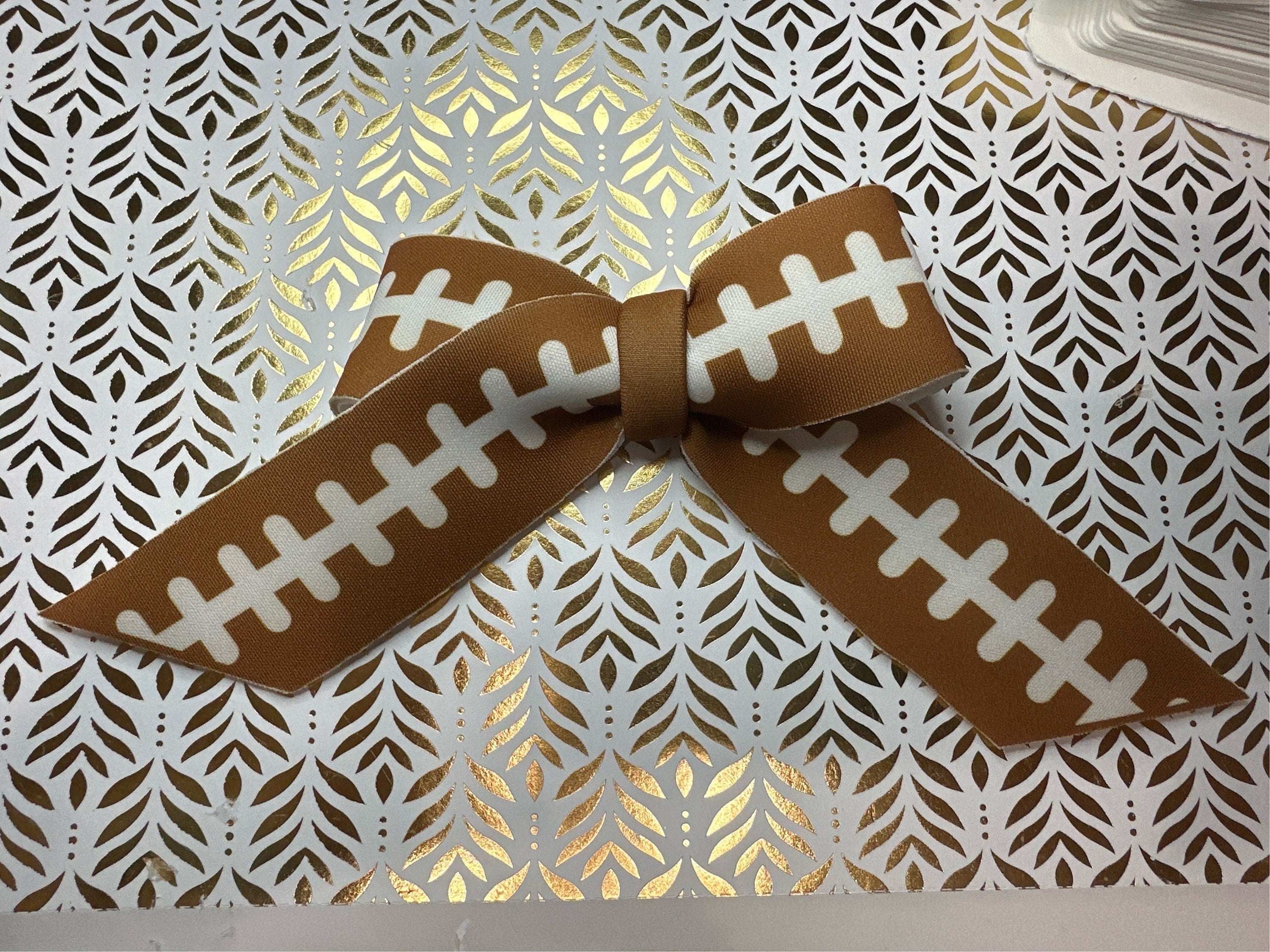 Sports Collection Long Tail Neoprene Hair bow