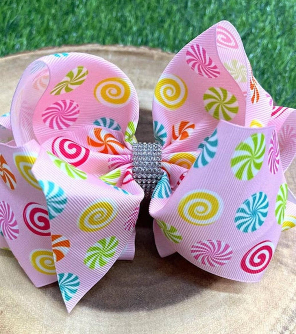 Starlight Printed Bow 7.5" Wide