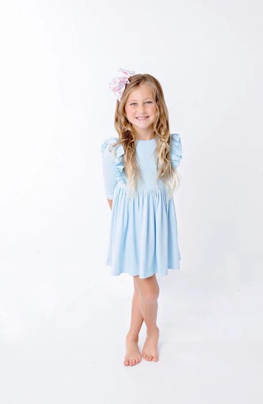 Bluebird 3/4 Ruffle Twirl Dress