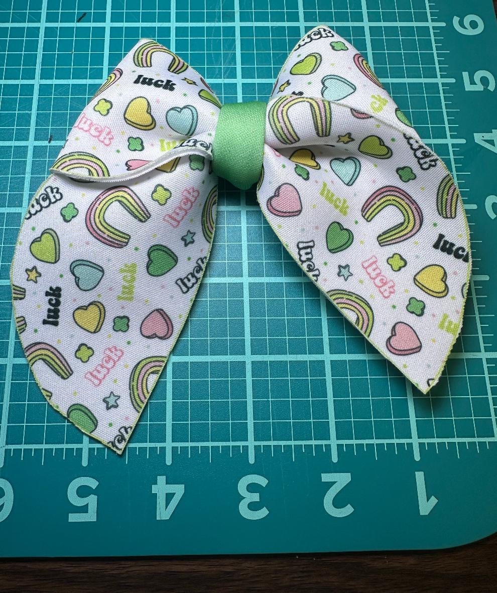 Lucky Mouse Charms Sailor Neoprene Hair Bows