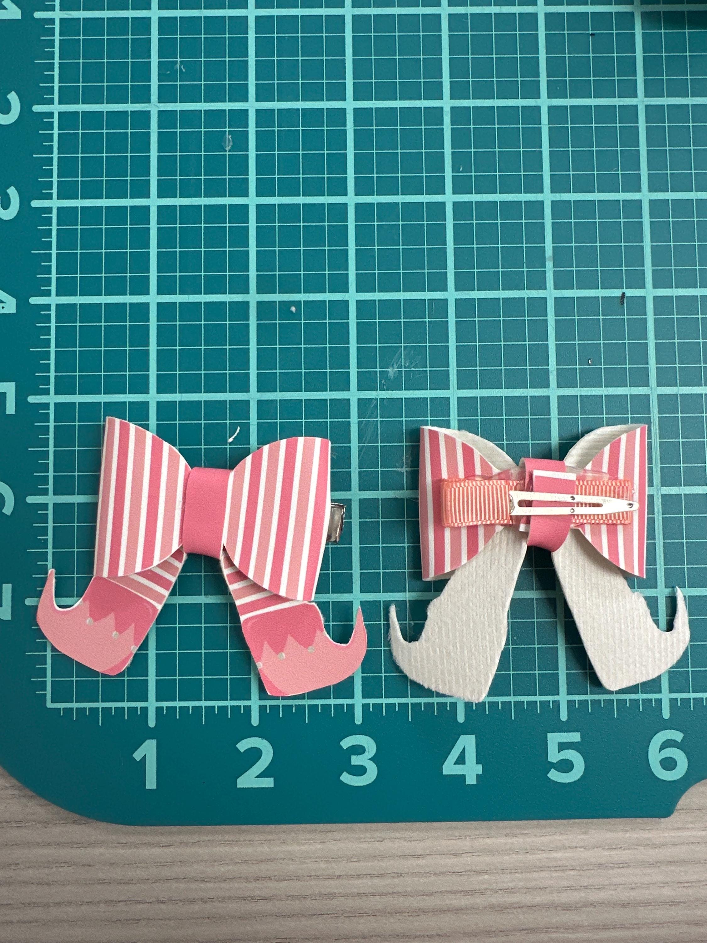 Christmas Stockings Sailor Faux Leather Hair bows