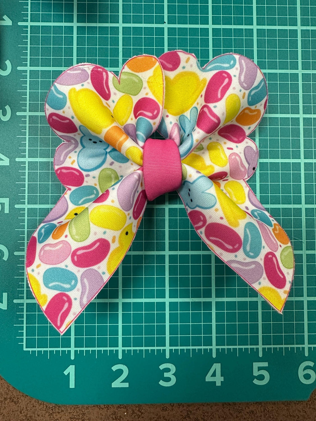 Easter Sweet Treats Shapes Bubble Neoprene Hair Bows