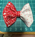Love You Always Pinch Neoprene Hair bows