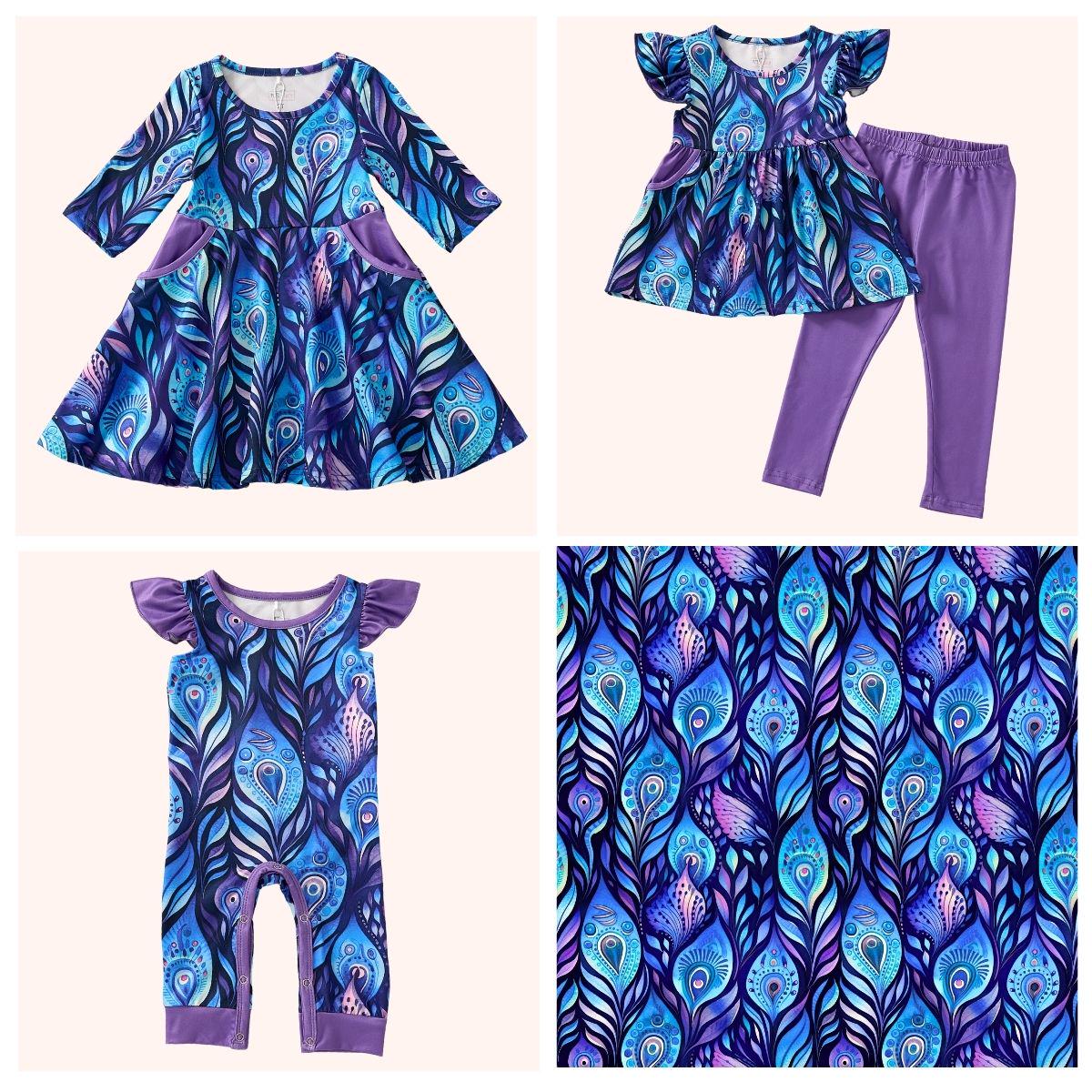 Majestic Plumes Girls Dress (Pete + Lucy)