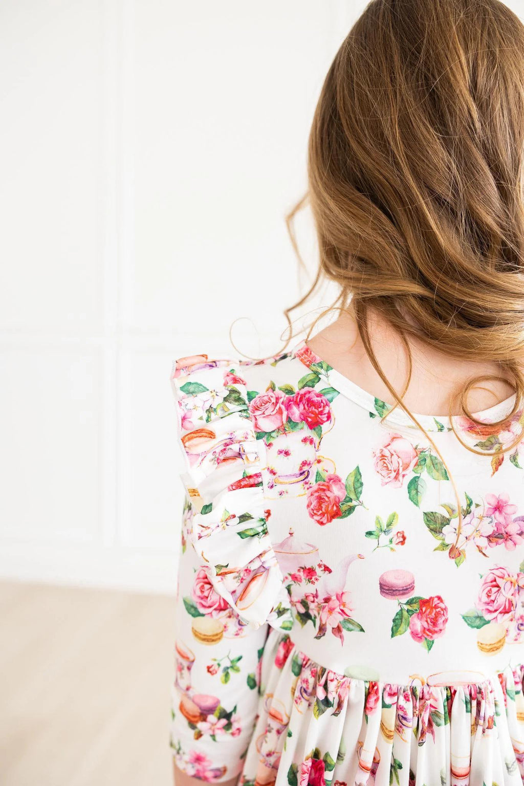 Macaroons & Tea Ruffle Twirl Dress