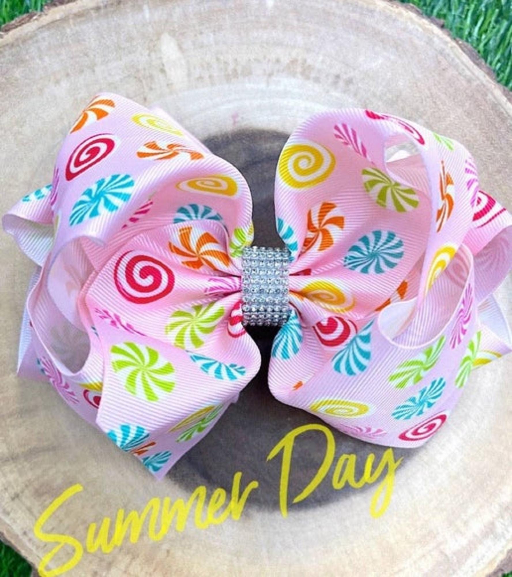 Starlight Printed Bow 7.5" Wide