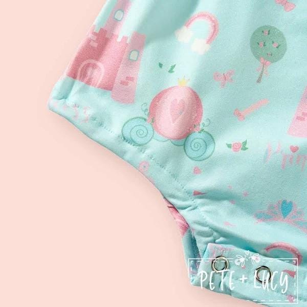Princess Carriage - Girl Infant Romper