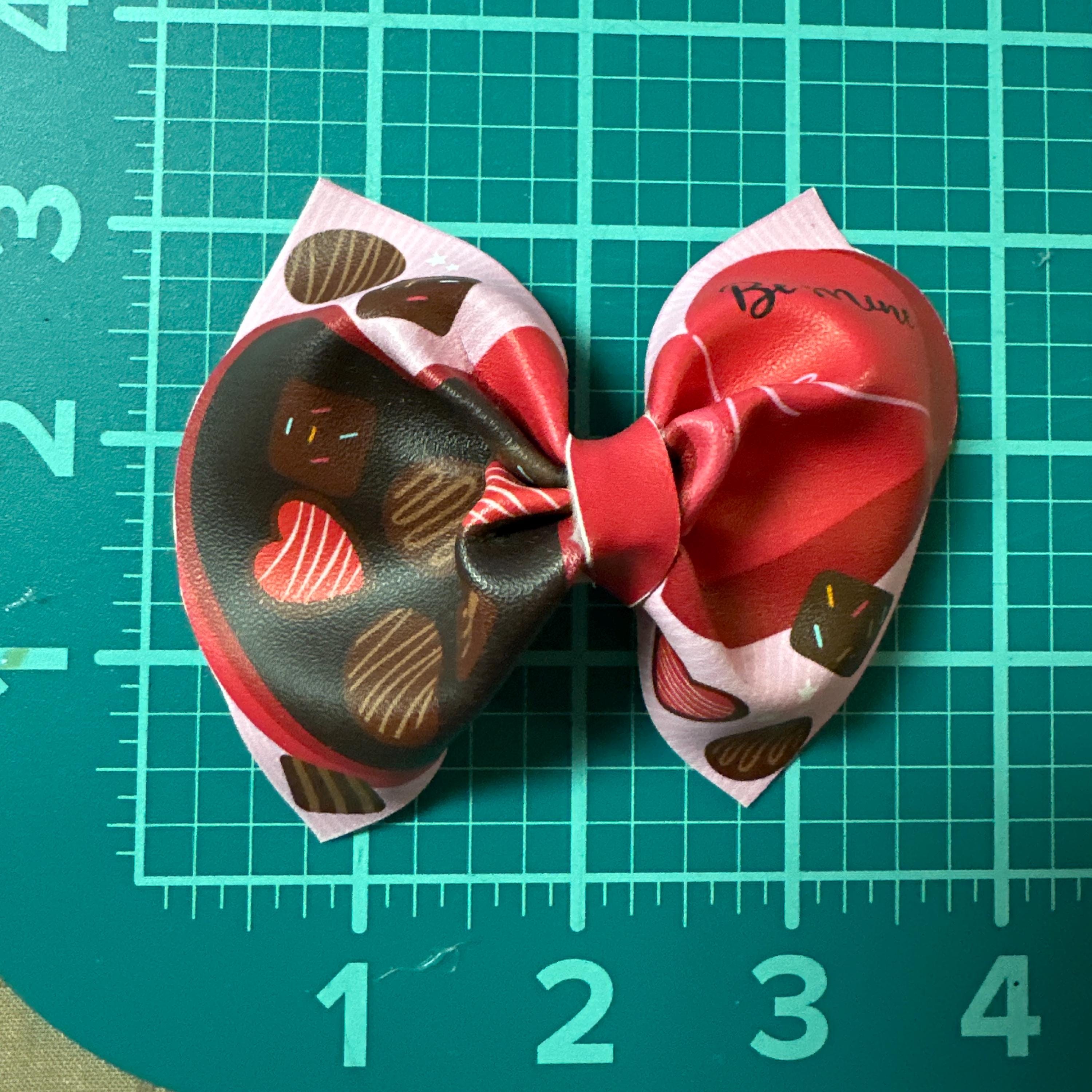 Be Mine Faux Leather Hair bows