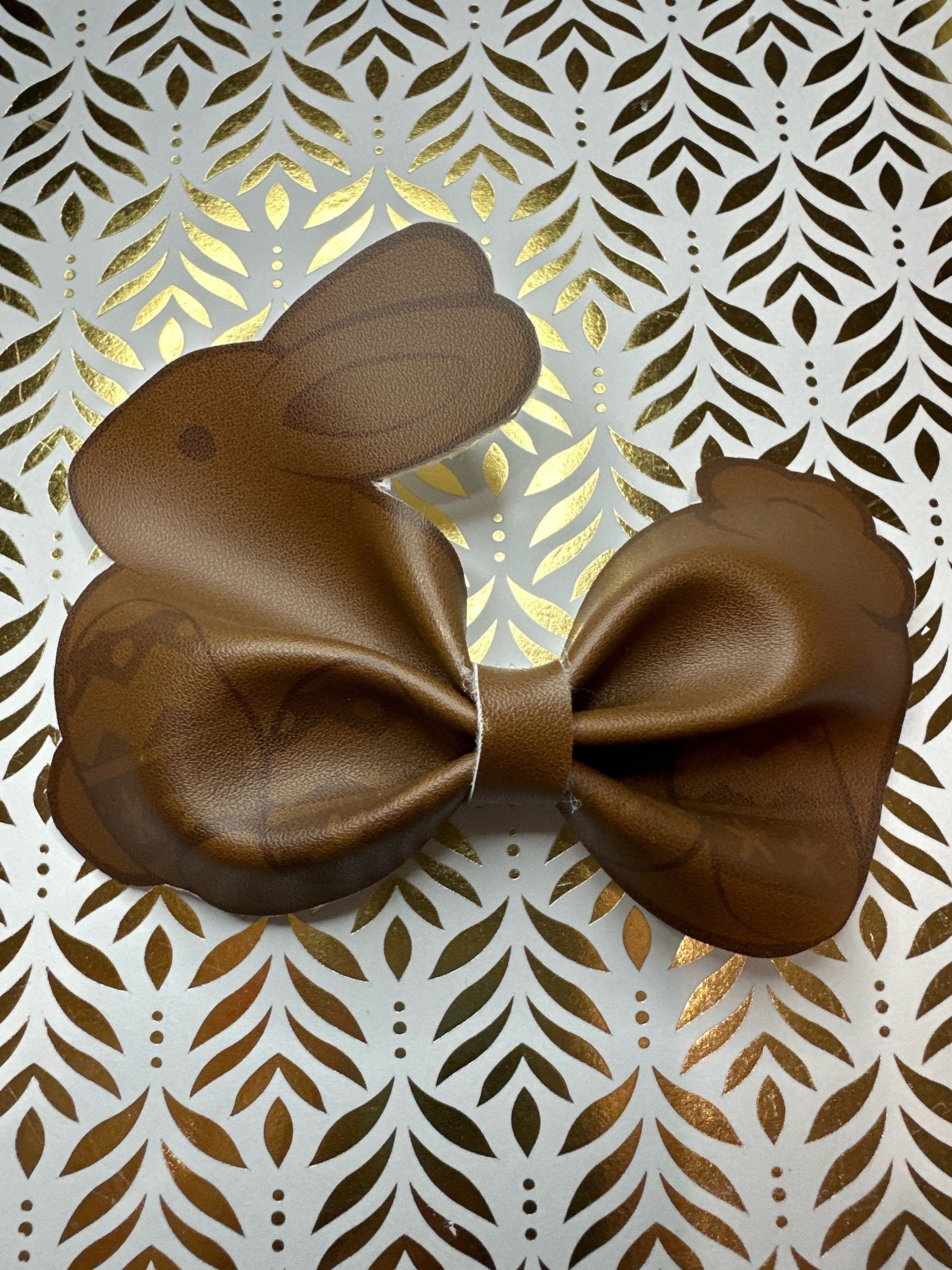 Easter Sweet Treats Faux Leather Hair bows