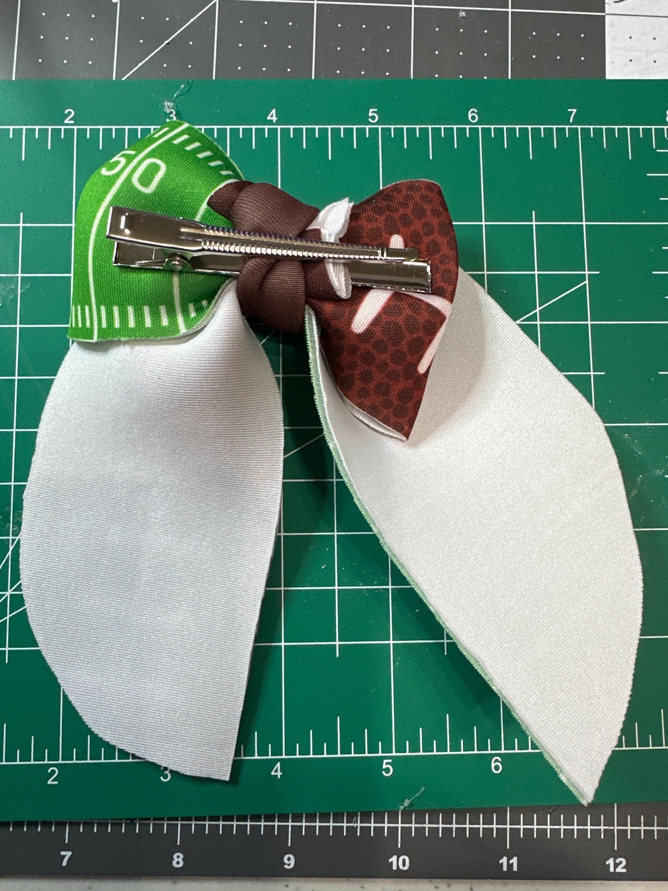 Football Sailor Neoprene Hair bow