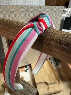 Patterned Knotted Headband