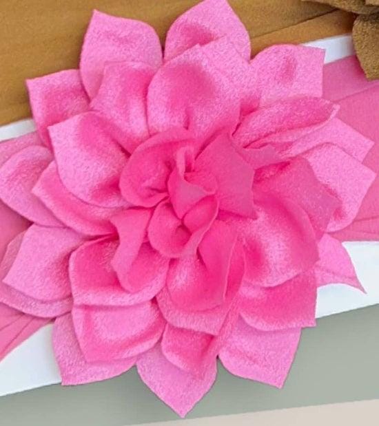 5" Flower Headband For Baby, Very Soft & Stretchable.