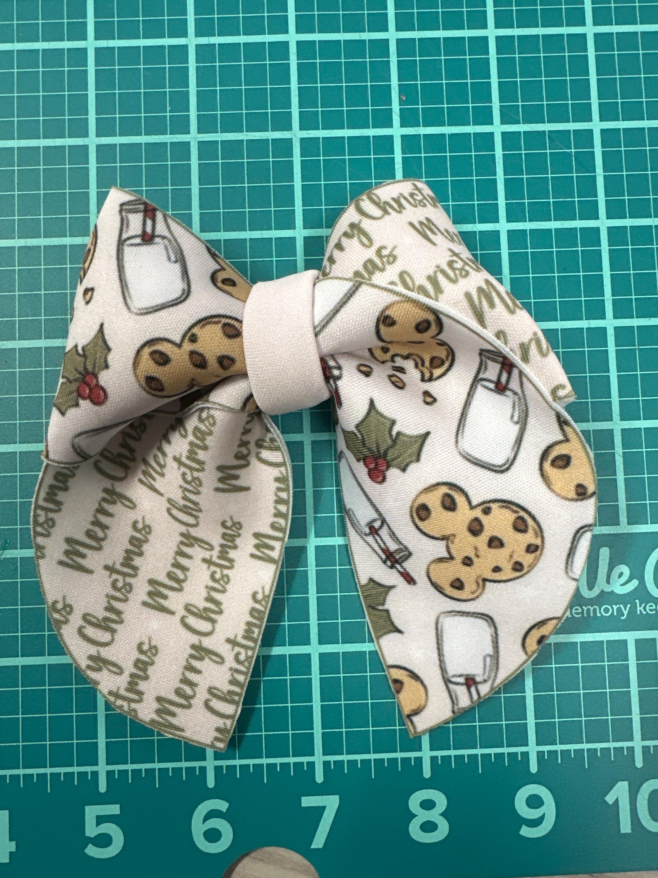 Holiday Mouse Sailor Neoprene Hair Bows