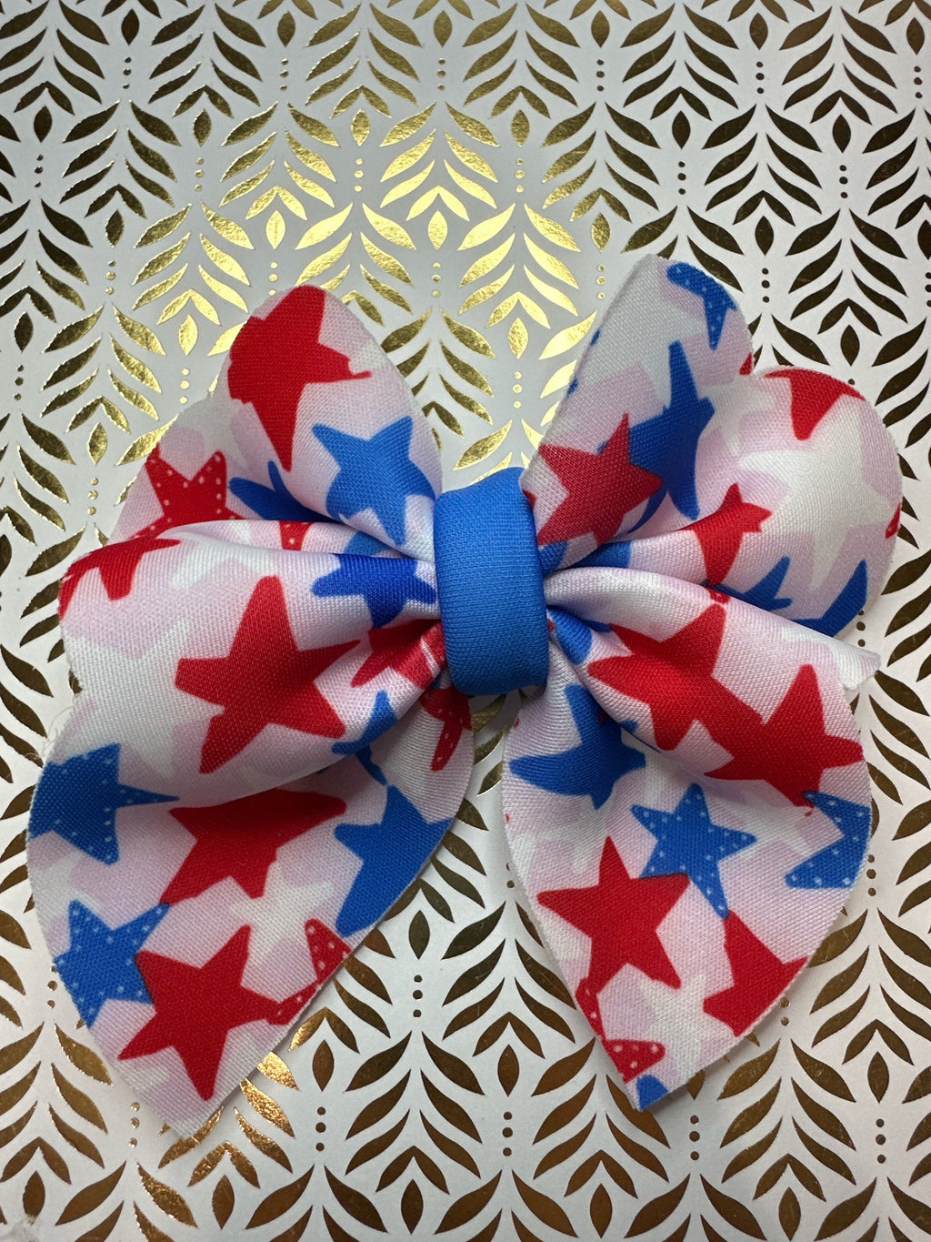 Floral USA Shapes Bubble Neoprene Hair bows