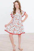 Star Spangled Cutie Pom Pom Dress