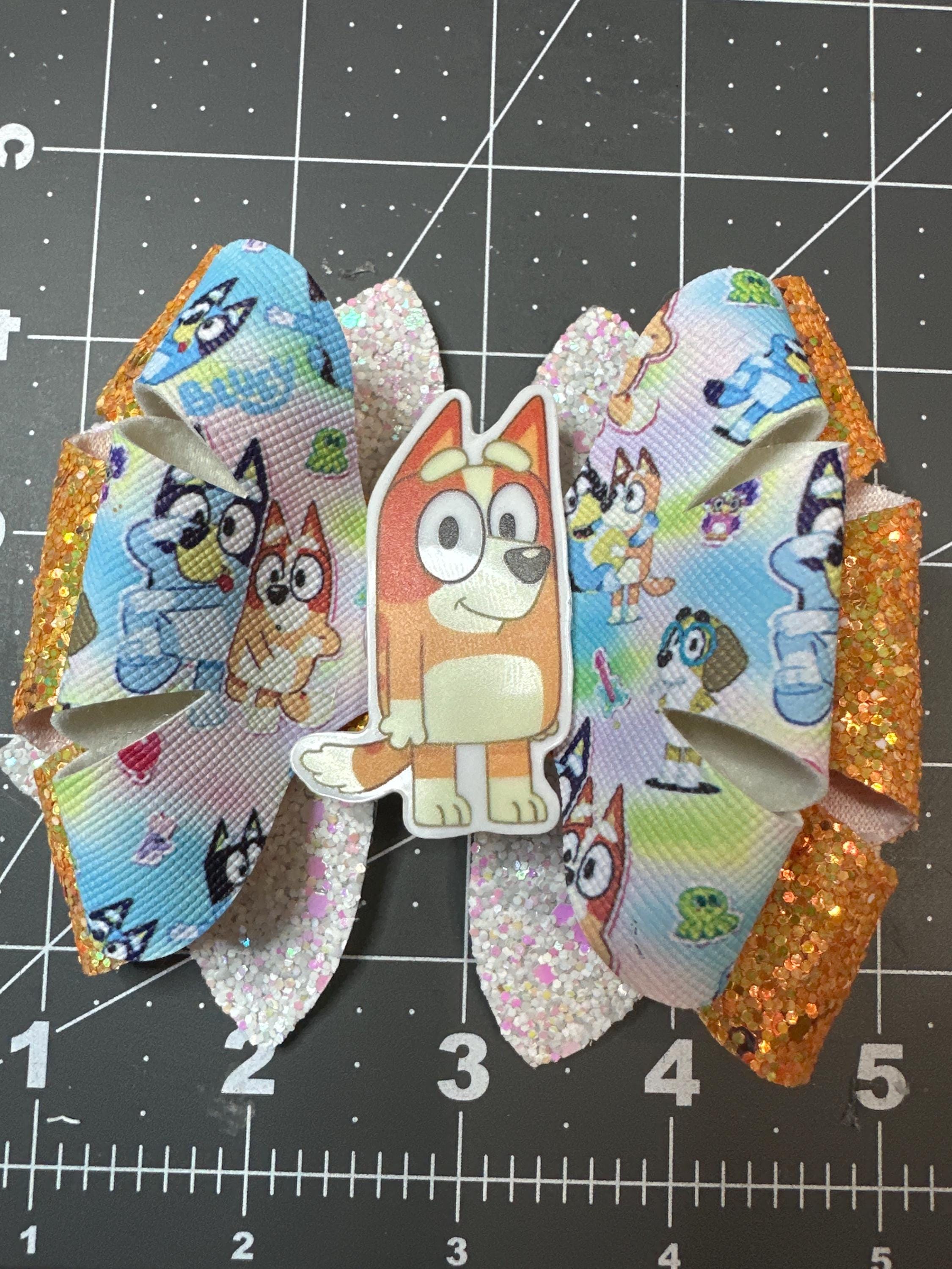 Character Faux Leather Hair bows