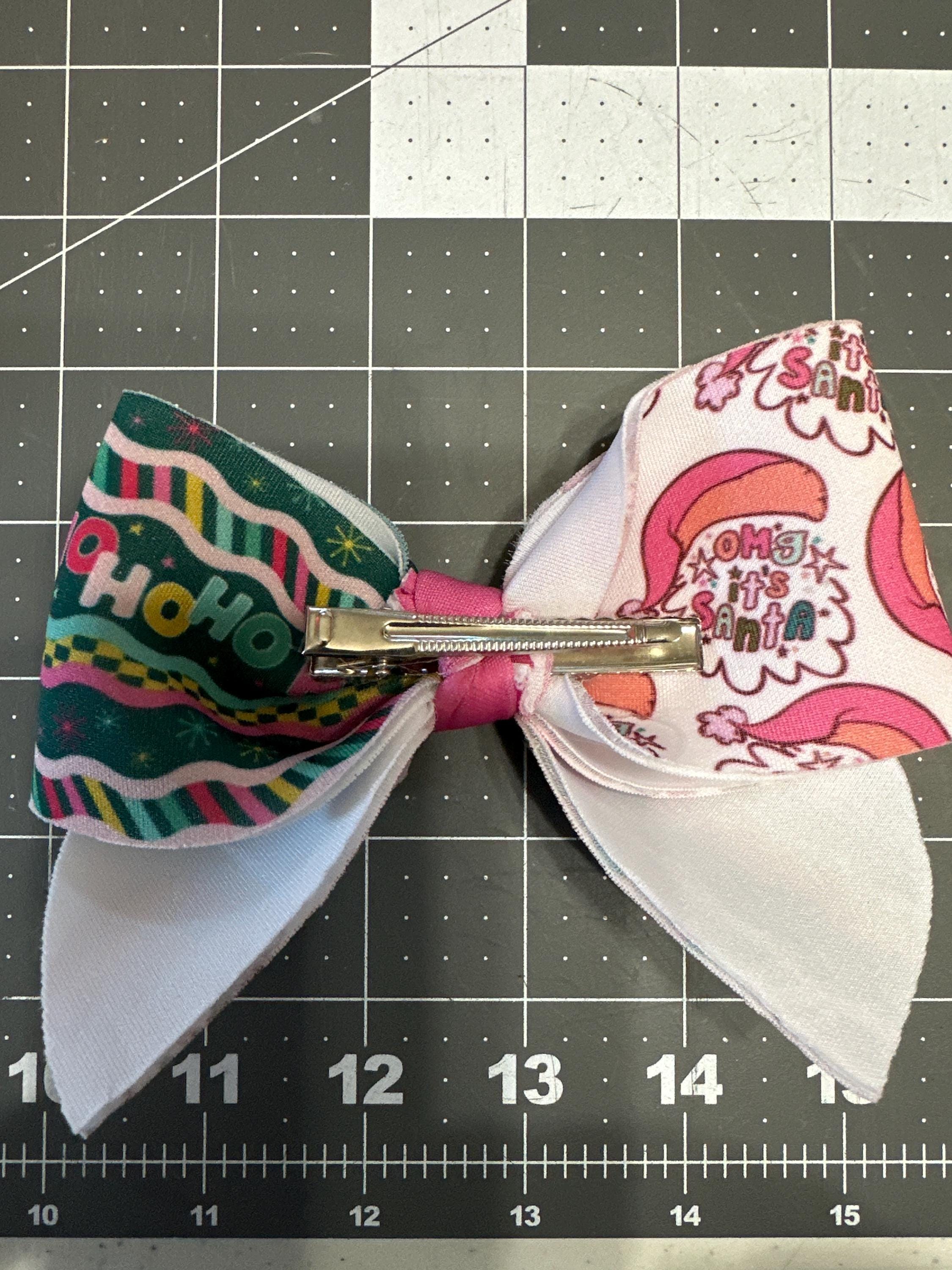 Christmas Neoprene Sailor Bow: Santa, Snowflakes