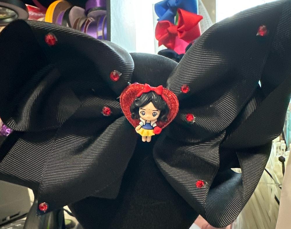 Black Boutique Hair Bow