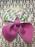Holly Jolly Christmas Bubble Sailor Neoprene Hair Bows