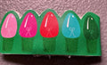 Christmas Faux Leather Hair Clip