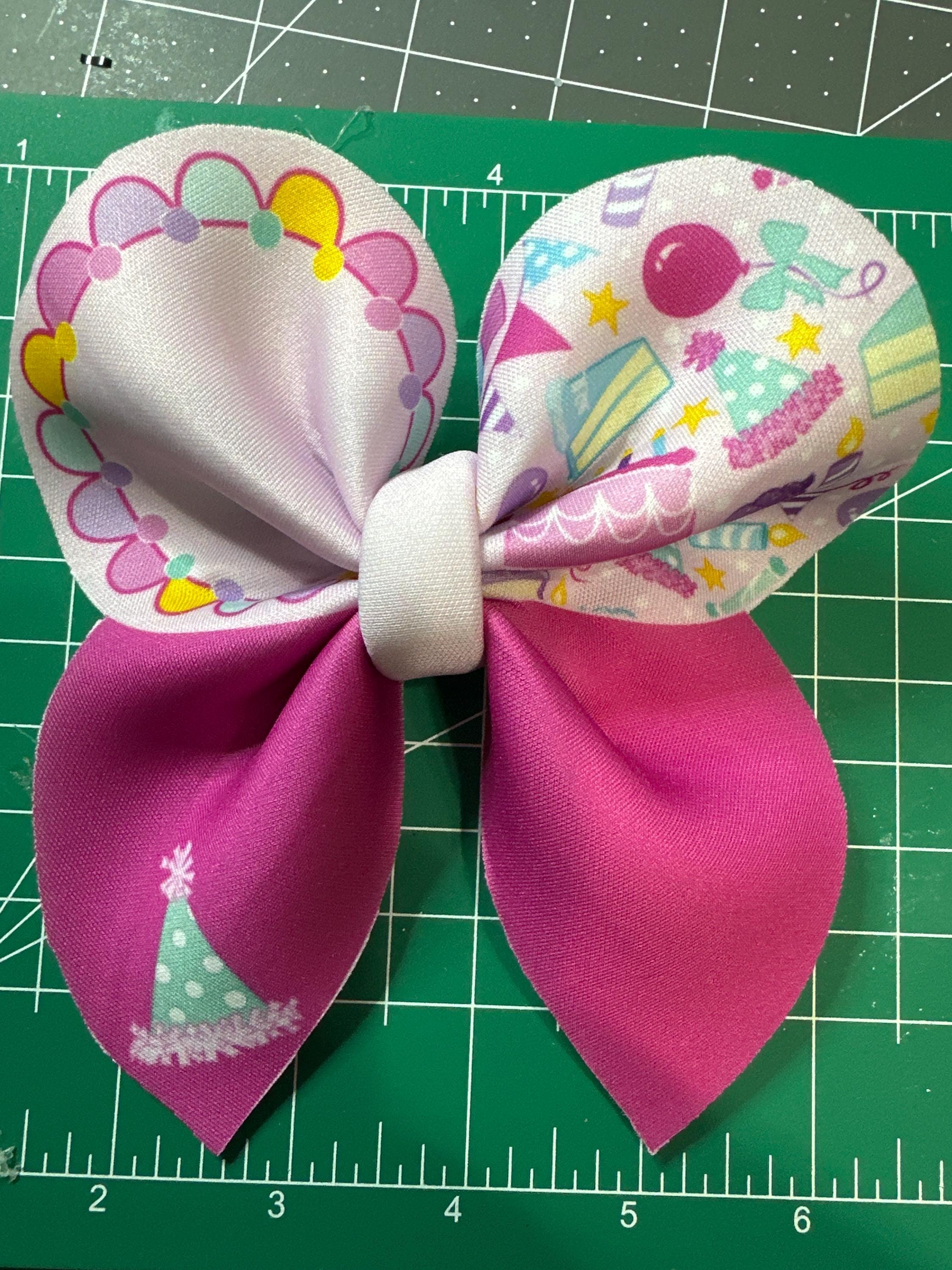Party Treats Shapes Bubble Neoprene Hair Bows
