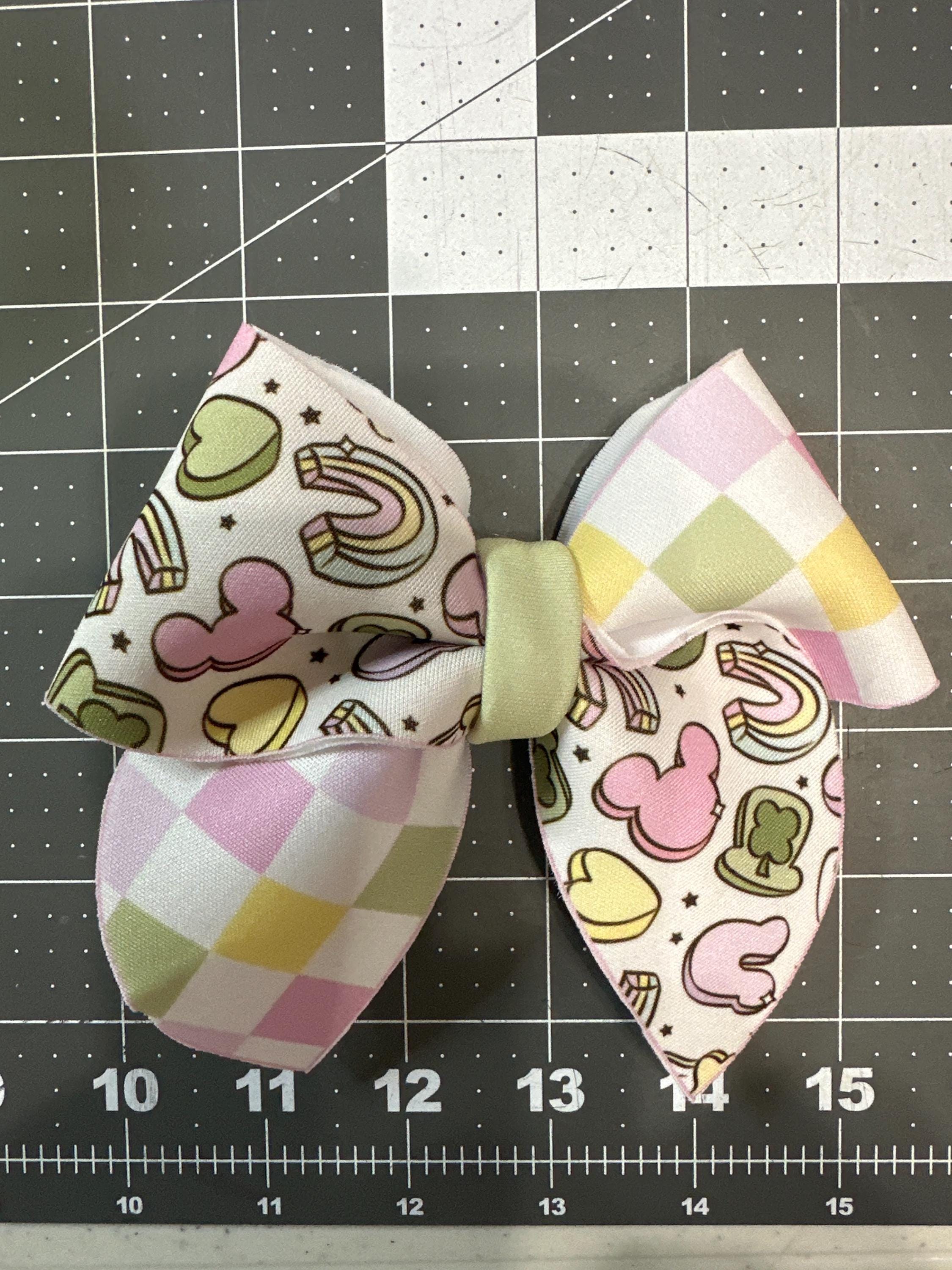 Lucky Mouse Charms Sailor Neoprene Hair Bows