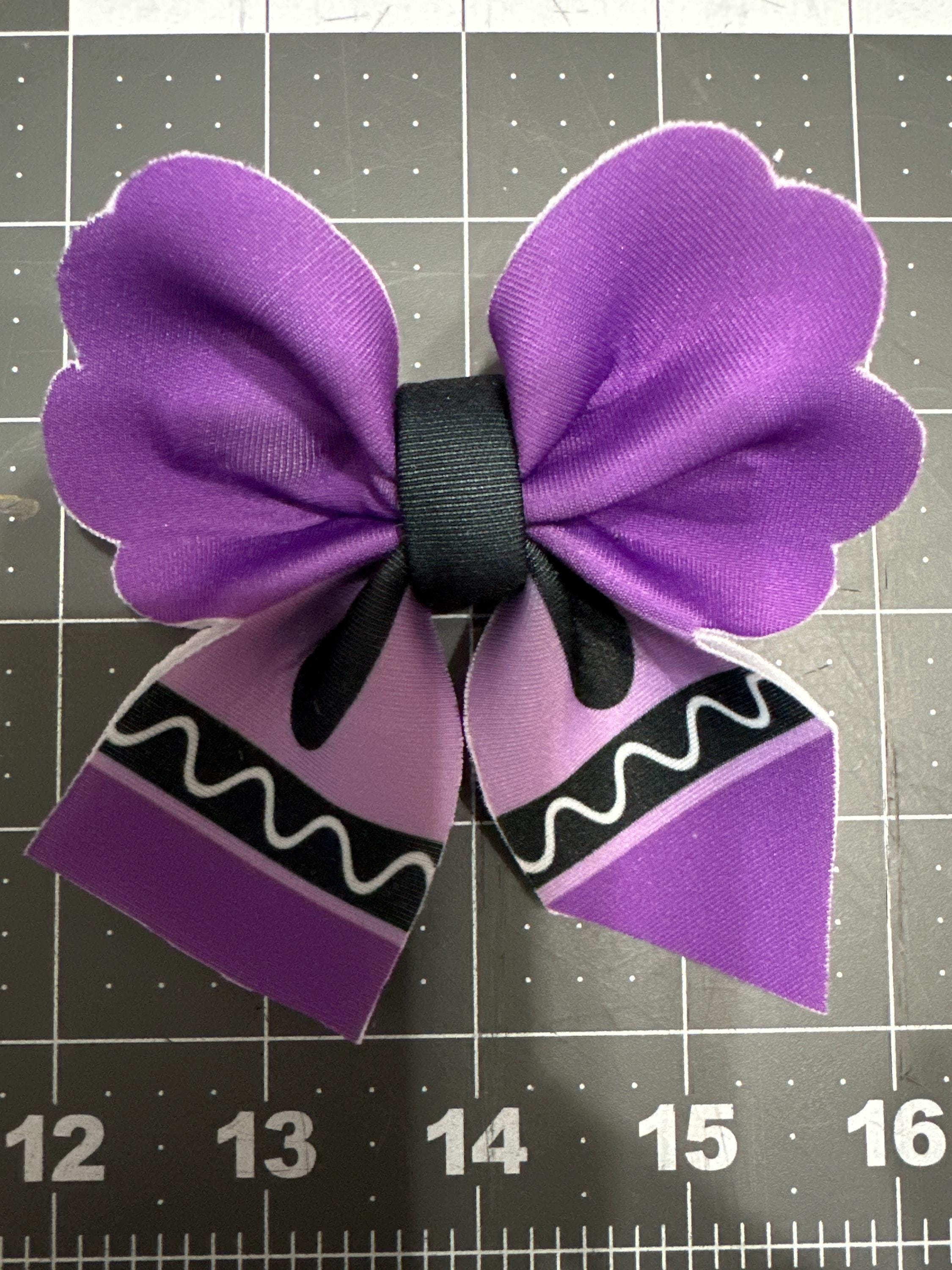 Mini Crayon Bubble Hair bow