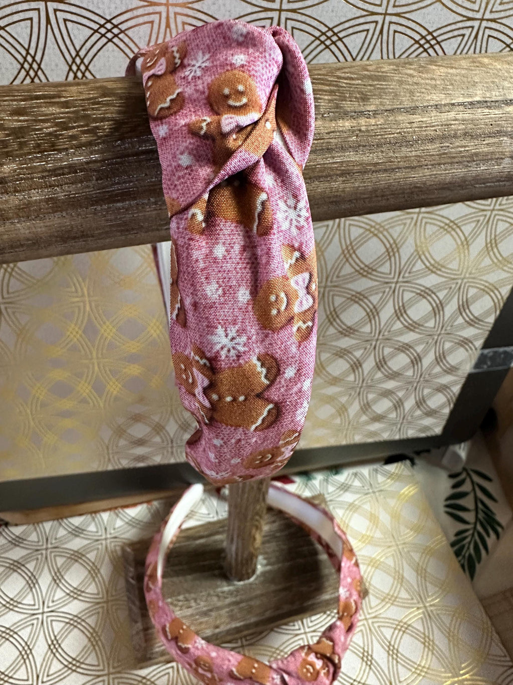 Christmas Themed Knotted Headband