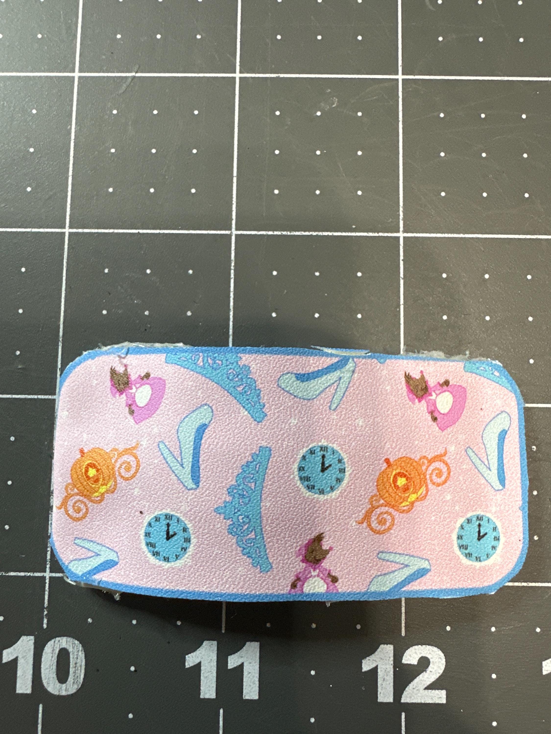 Cinderella Faux Leather Hair Clip