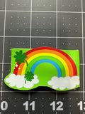 Lucky Leprechaun Faux Leather Hair Clip