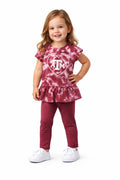 Texas A&M Aggies Infant Tie Dye Flutter Sleeve Set