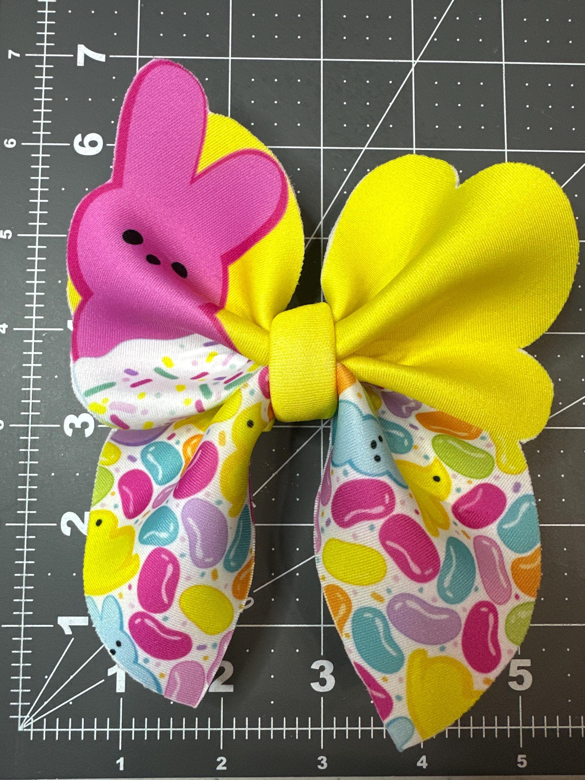 Easter Sweet Treats Shapes Bubble Neoprene Hair Bows