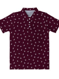 Texas A&M Aggies Repeat Logo Short Sleeve Polo Shirt