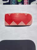 Heart Breaker Faux Leather Hair Clip