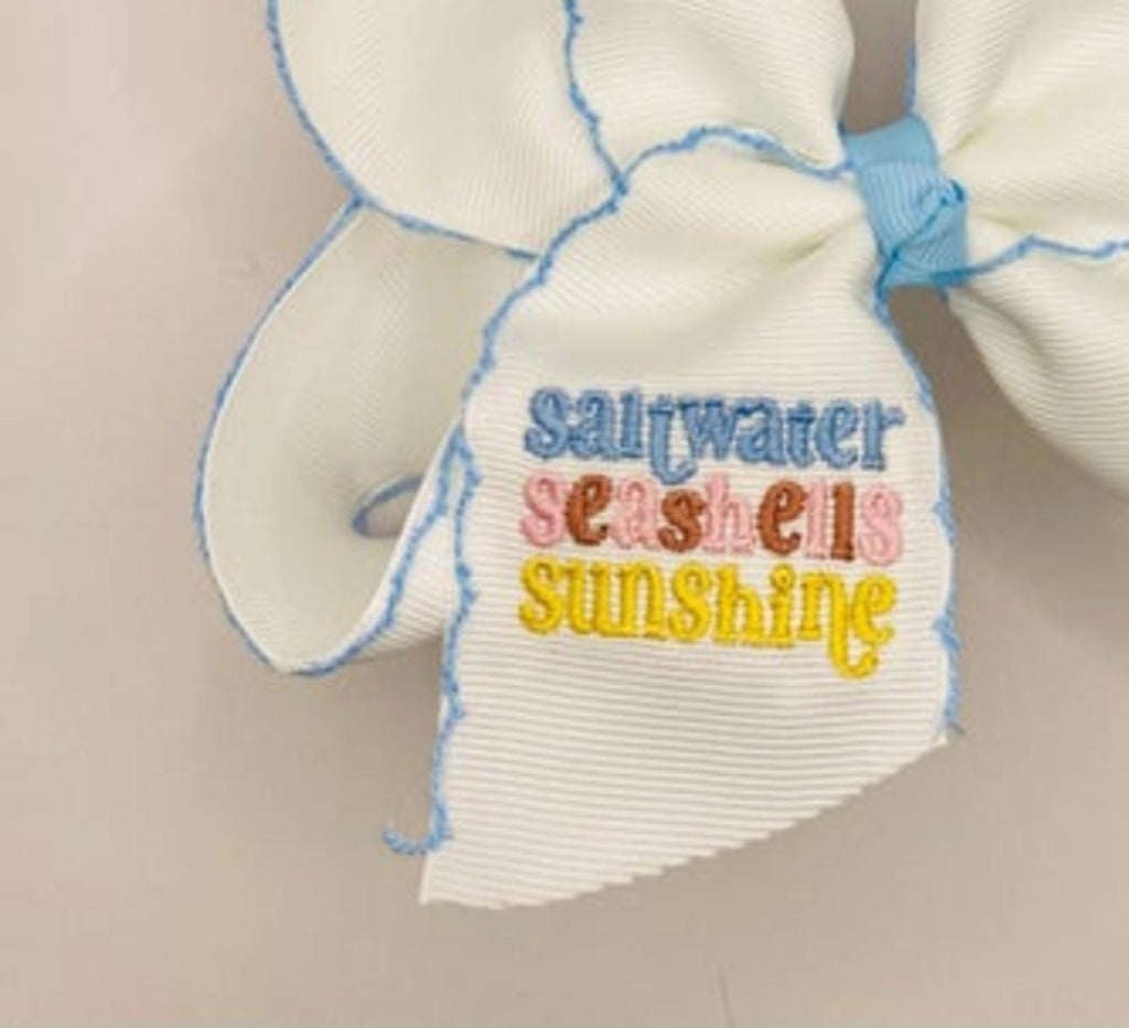 Saltwater, Seashells, & Sunshine Moonstitch