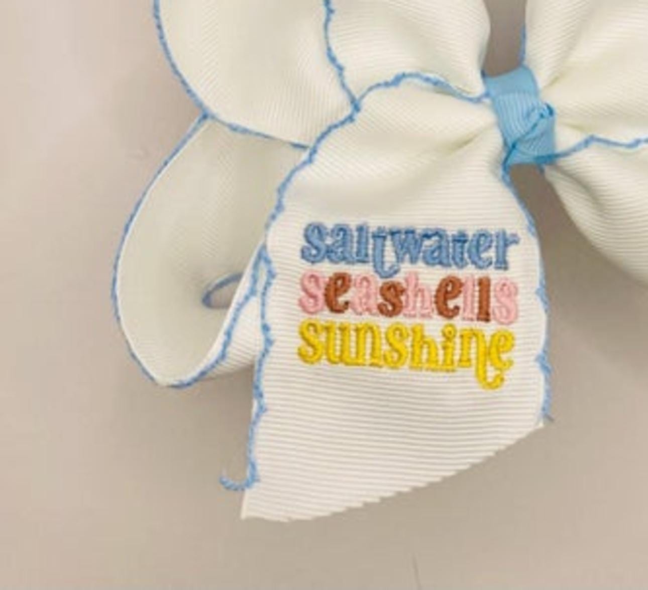 Saltwater, Seashells, & Sunshine Moonstitch