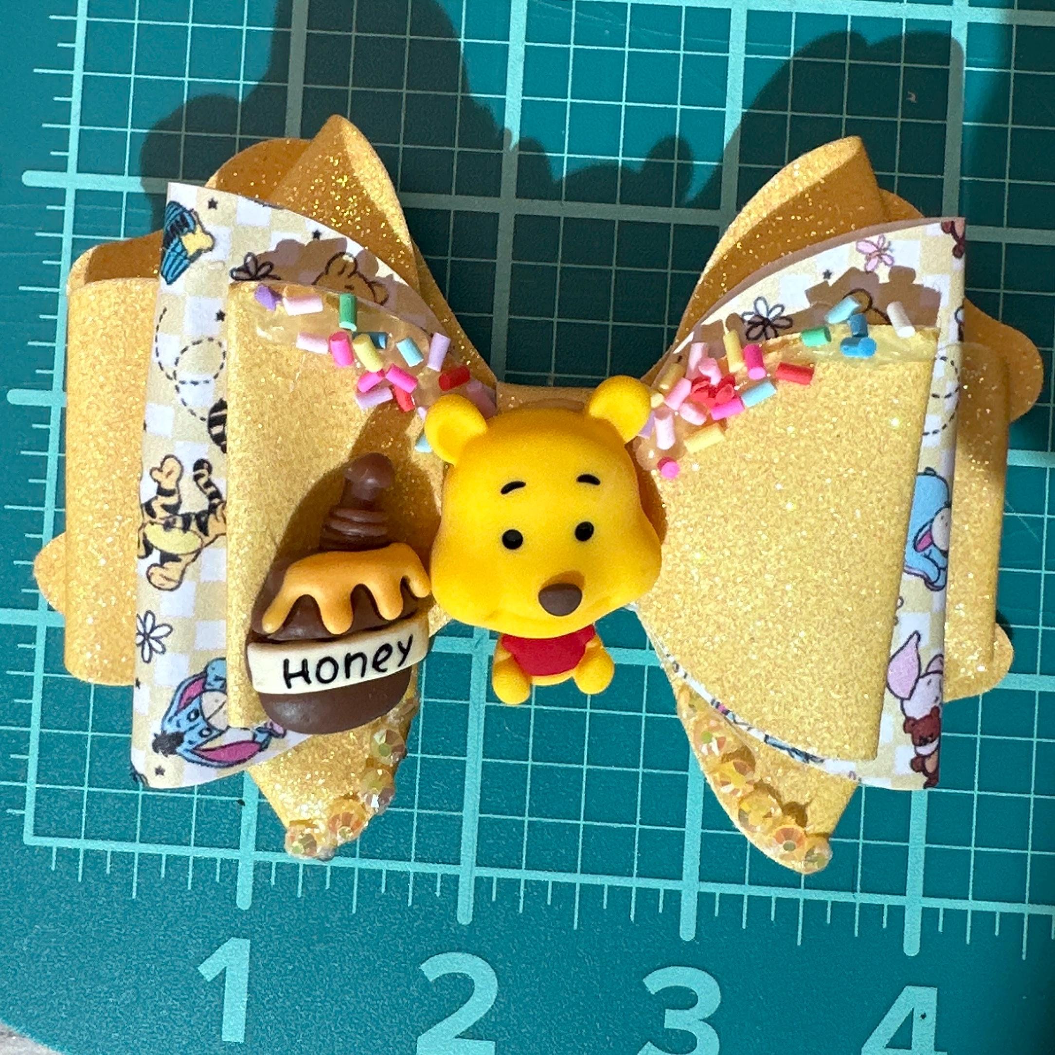 Character Faux Leather Hair bows