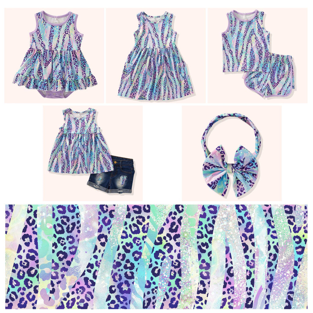 Safari Shimmer 2 piece shorts outfits