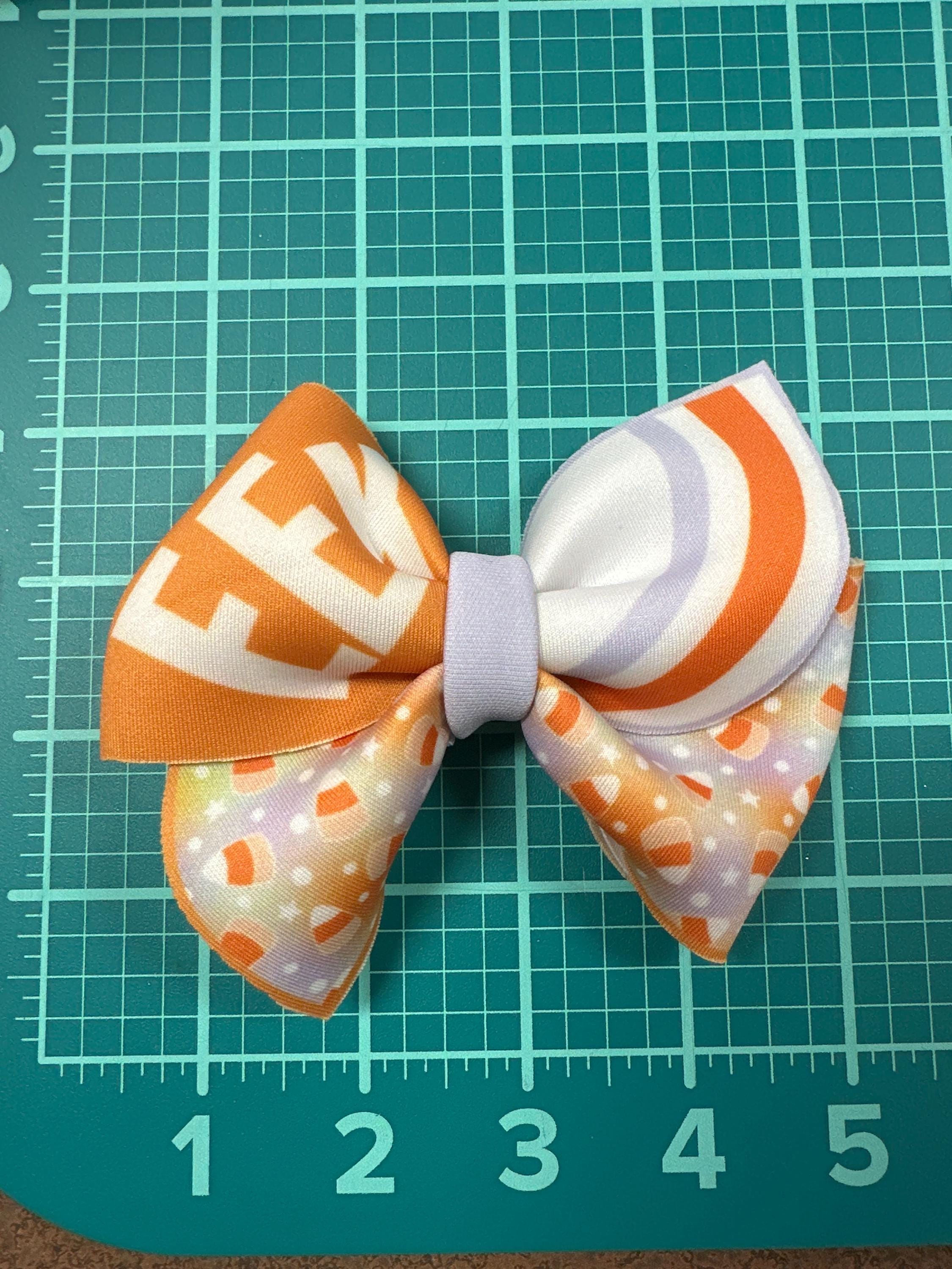 Halloween Pink EEKs Pinwheel Hair bow