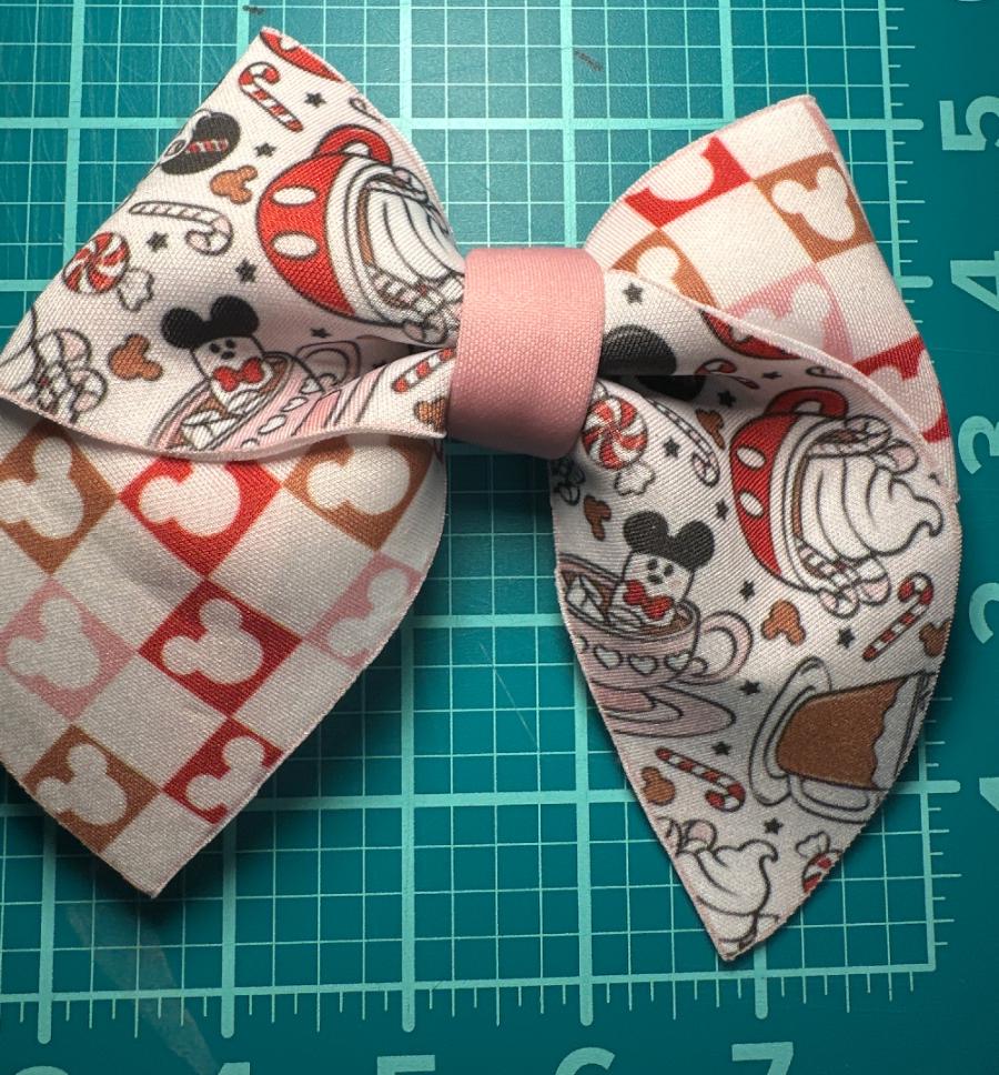 Holiday Mouse Sailor Neoprene Hair Bows