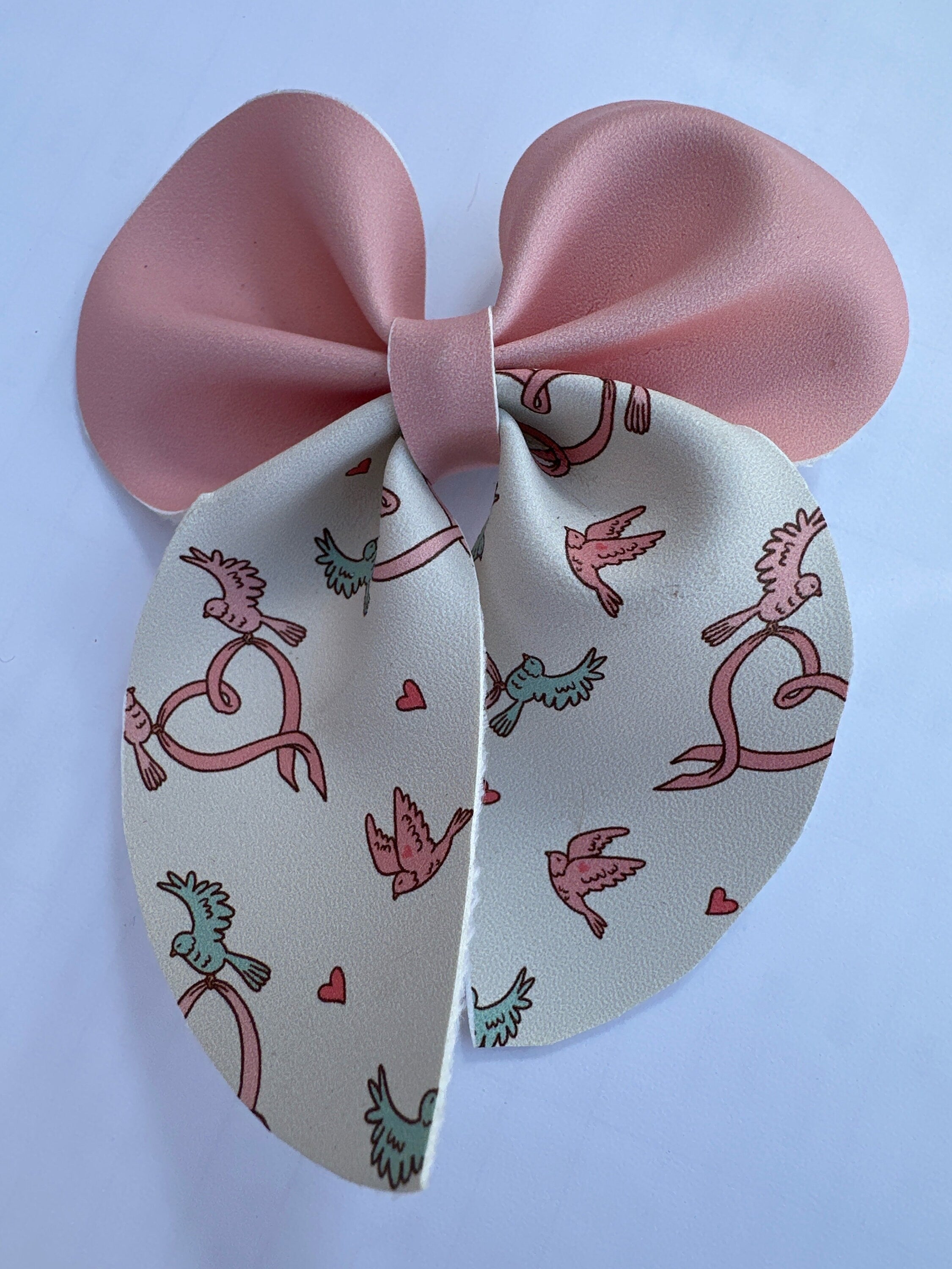 Cloud Nine Bubble Sailor Faux Leather Hair bows