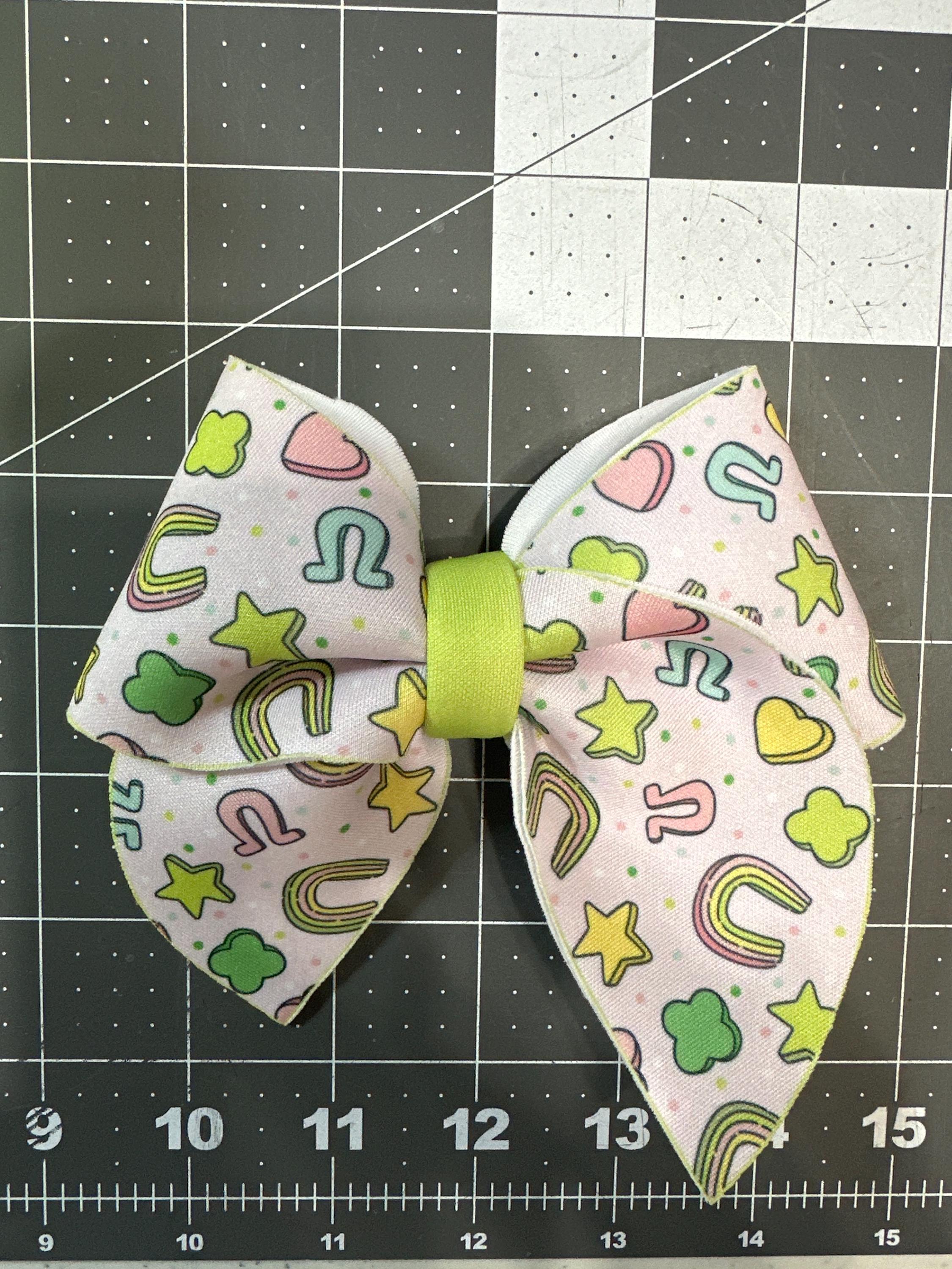 Lucky Mouse Charms Sailor Neoprene Hair Bows